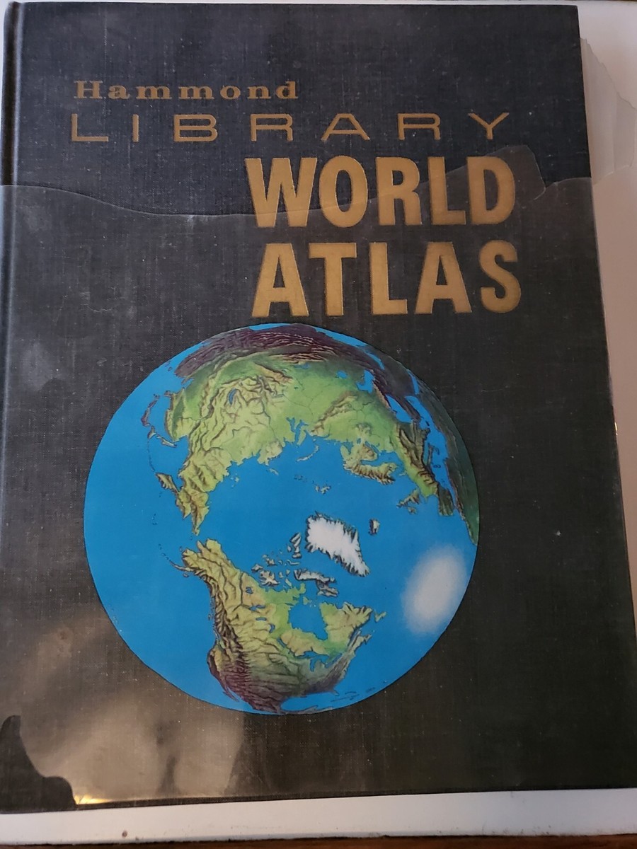 Hammond's Library World Atlas Vintage Hardcover 1965 | eBay