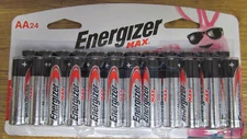NEW FACTORY SEALED 24 PACK ENERGIZER MAX AA BATTERIES EXP 12/2036 1.5V FREESHIP
