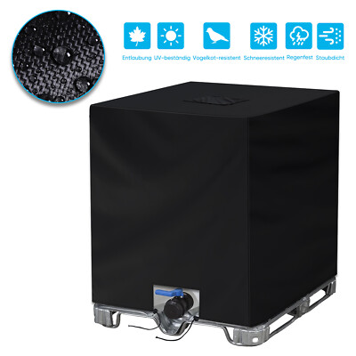 1000L-IBC Tank Abdeckung wasserdicht UV-Folie Schutzhülle Regenwassertank Cover