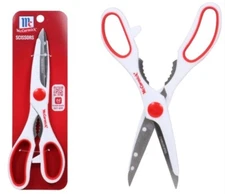  2 PAIR McCormick Sharp Kitchen Scissors Shears Multi Purpose Stainless Steel