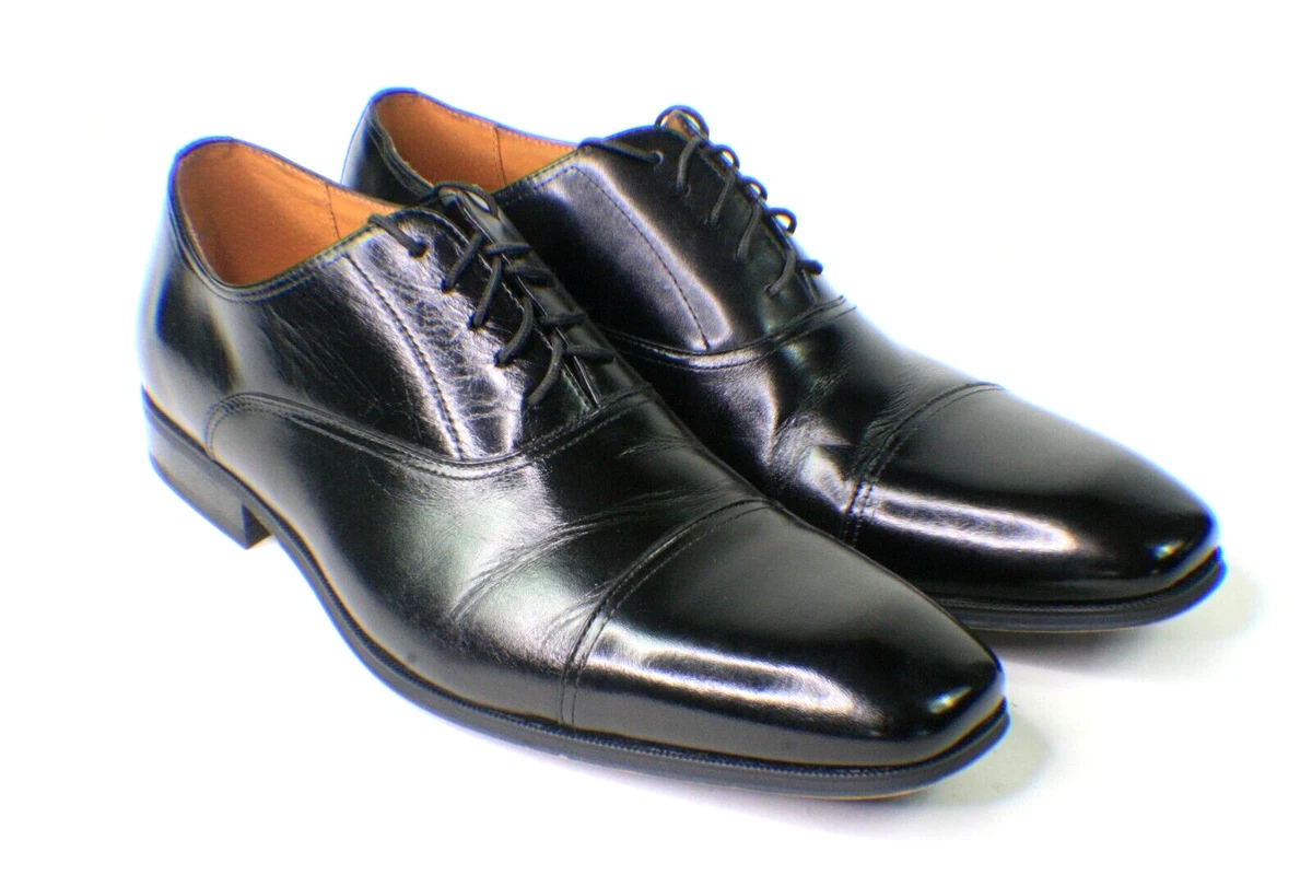 Men s Florsheim Corbetta Cap Toe Dress Shoes Black Leather 14180