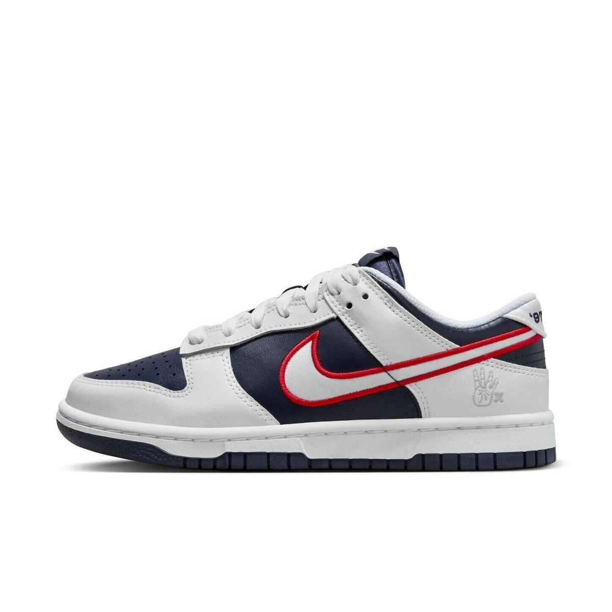 NEW Nike Dunk Low PRM Women's Size 7.5 White/University Red NEW Nike Dunk Low PRM Women's Size 7.5 White/University Red