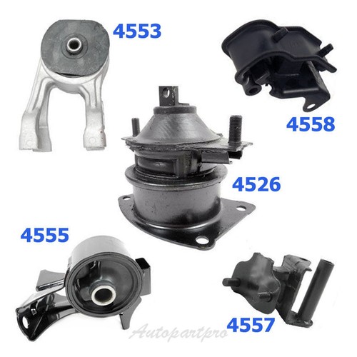 M1038 For 2007 Honda Odyssey 3.5L Motor & Trans Mount 4557 4558 4526