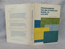 Programming the IBM System/360 Model 20 with RPG Aloyse Oberle  1970 1st SIGNED