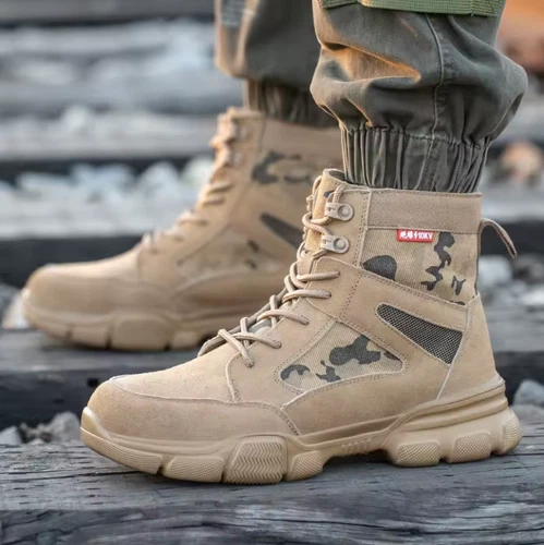 Herren Arbeitsschuhe Unverwüstliche Arbeitsstiefel mit Stahlkappe Pannensicher - Bild 6 von 7