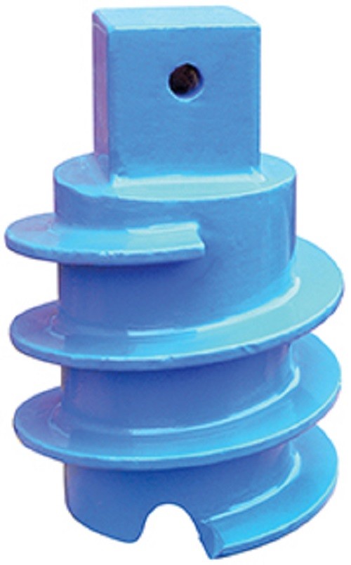 Trumbull Valve Box Cleanout Auger, w/3” square snap pin fits 2