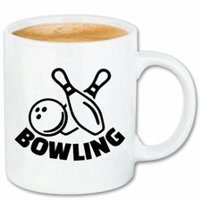 Kaffeetasse BOWLING - BOWLINGS KUGEL - BOWLINGBAHN - BOWLING CENTER - BOWLINGS