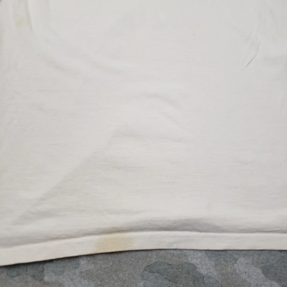 复古 Hep Cat Nashville Top 女式均码象牙色短袖单针 — 第 4/4 张图片