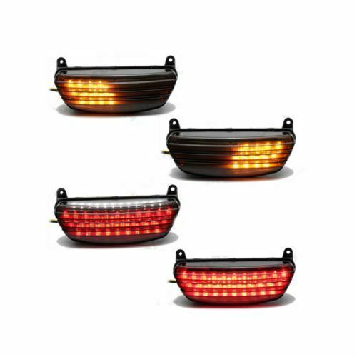 Luz trasera señal de giro LED Tri Bar Fender Harley Fat Bob CVO Dyna FXDF 08-13 - Imagen 6 de 6
