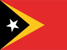 Blechschild 30x40 Osttimor Flagge L&auml;nder National Fahne Asien Wand Deko Bar Knei