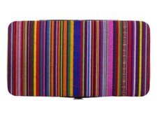 Sunsa Damen Geldbörse bunte Canvas Brieftasche Frauen Geldbeutel Portemonnaie 