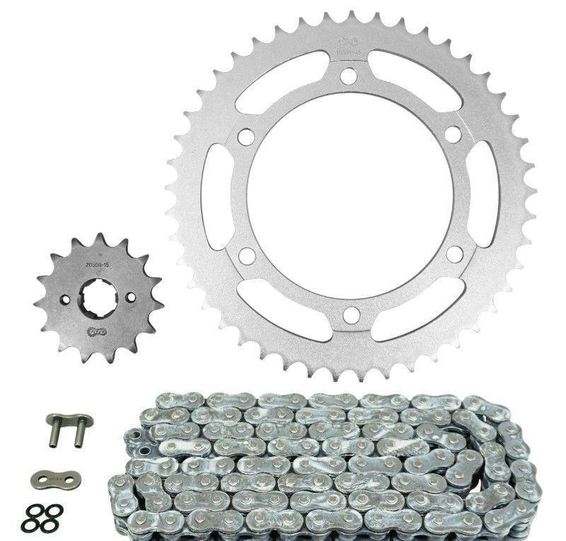 Kit chaîne AFAM 520 pour Honda 650 NX Dominator avec couronne standard 15x45