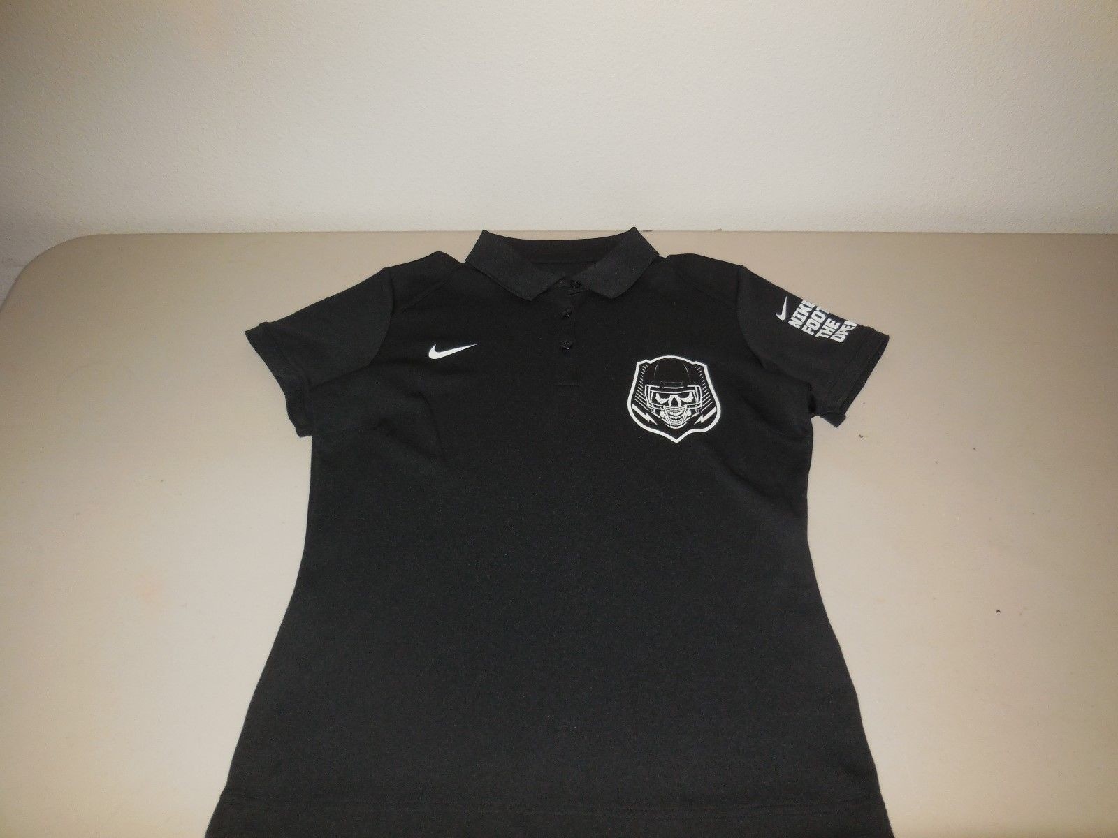 Nike Sparq Football Combine The Opening Polo Shirt Black Team Women's