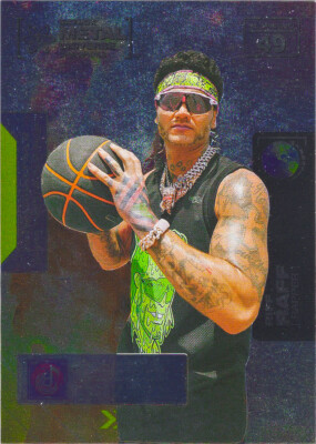 Riff Raff 2021 Skybox Metal Universe Champions Foil Base Card #49 Musician