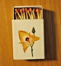 Venezuela RARE matchbox  - Flower - Unused 