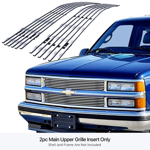 Fits 94-99 C/K Pickup/Suburban/Tahoe/Blazer Main Upper Billet Grille