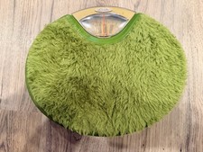 Vintage 1960s Counselor Bathroom Scale Lime Green Shag Carpet MCM Retro Works