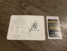 Jordan Spieth Signed East Lake Golf Scorecard 2015 Tour Championship Winner JSA