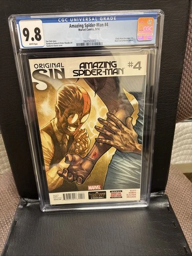 Amazing Spider-Man #4 Original Sin (2014 3rd Series) First Silk full app CGC 9.8