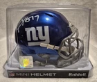 Plaxico Burress Signed New York Giants Speed Mini Helmet - JSA Authentication