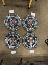 1968 1969 Mopar Dodge 14 Wheel Hubcaps Set 4 Charger Coronet Dart Polara Mint
