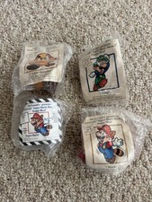 McDonald  s Happy Meal Toys 1990 Super Mario Bros. Set of 4 Vintage SEALED
