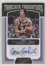2017-18 Panini Cornerstones Silver 8/49 Gail Goodrich #GGR Auto HOF 0s3
