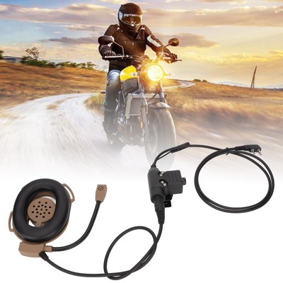 Military Helmet Headset Motorcycle Headphone With U94 PTT Finger Mic For CB