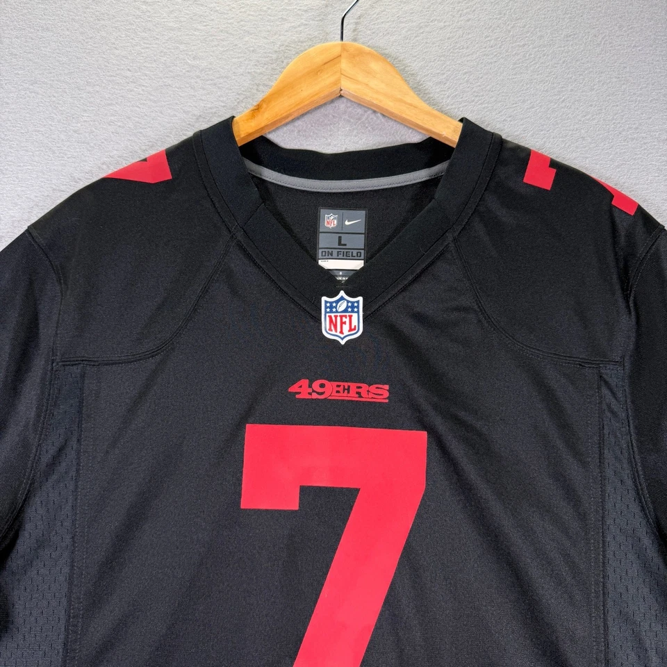 Camiseta deportiva de fútbol americano grande Nike NFL San Francisco 49ers Kaepernick #7 Foto 3 de 4