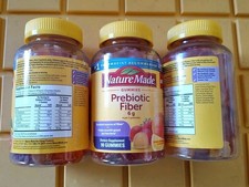 Nature Made Prebiotic Fiber Gummies for Adults and Kids, 90 Count, X3 EXP 4/27