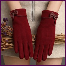 New Women Keep Warm Touch Screen Plus Velvet Inside Thicken Windproof Cycling.