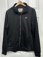 Ladies Aubrion Hooded Lightweight Riding Jacket Large Black Equestrian