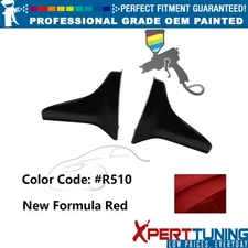 For 00-09 Honda S2000 OE Style Side Skirt Aero Guard Strake Spat New Formula Red