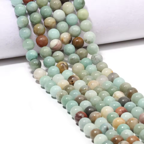 Natural 6mm Quartz Gemstone Beads Various Colours Healing Round Crystal Stones - Picture 5 of 42