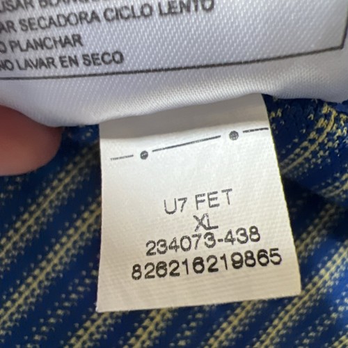 Polo Nike Golf Performance uomo XL blu bianco a righe - Foto 8 di 9