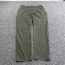 Vuori Pants Mens 32 Green Performance Stretch Chino Zip Back Pocket Travel Golf