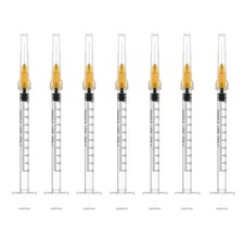 25 Gauge 1 inch Needle with Syringe 30Pack,1ml Luer Lock Disposable Syringes