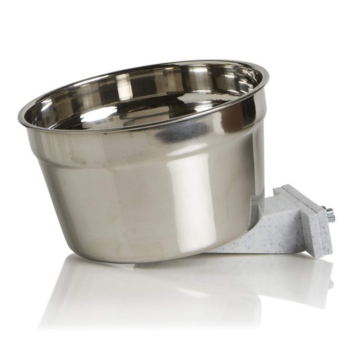 Stainless Steel Kennel Water Bowl Hanging - Non Spill Dog Crate Bowls - Durab... - Picture 3 of 7