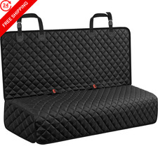 URPOWER Dog Car Seat Cover for Back Seat, Medium (52" W x 49" L), Black