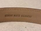 Matte Alligator Belt with O-ring Buckles 36” — photo 5