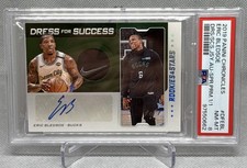 2019 Panini Chronicles Eric Bledsoe Dress For Success Patch Auto 1/1 PSA 8