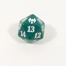 MTG d20 Spindown 20-sided Life Counter die dice Kaldheim Green