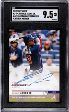 2019 Topps Now NL All Star Team Platinum Member Ronald Acuna SGC 9.5 MT+ Braves