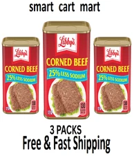 (3 pack) Libby's Corned Beef, 12 oz Can free shipping