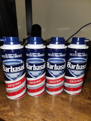 4- Pack Barbasol Thick & Rich Shaving Cream Original 5 Oz each