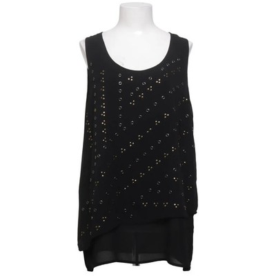 Neiman Marcus, Top, Größe: L, Schwarz/Mehrfarbig, Polyester, Gepunktet #cpc