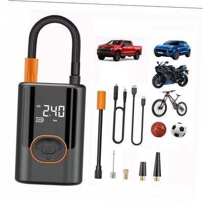 Tire Inflator Portable Air Compressor,150PSI,Digital Pressure Gauge 