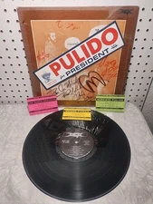 Tejano Tex Mex LP Los Clasicos de Roberto Pulido Quien? GCP 110 1974 Autographed