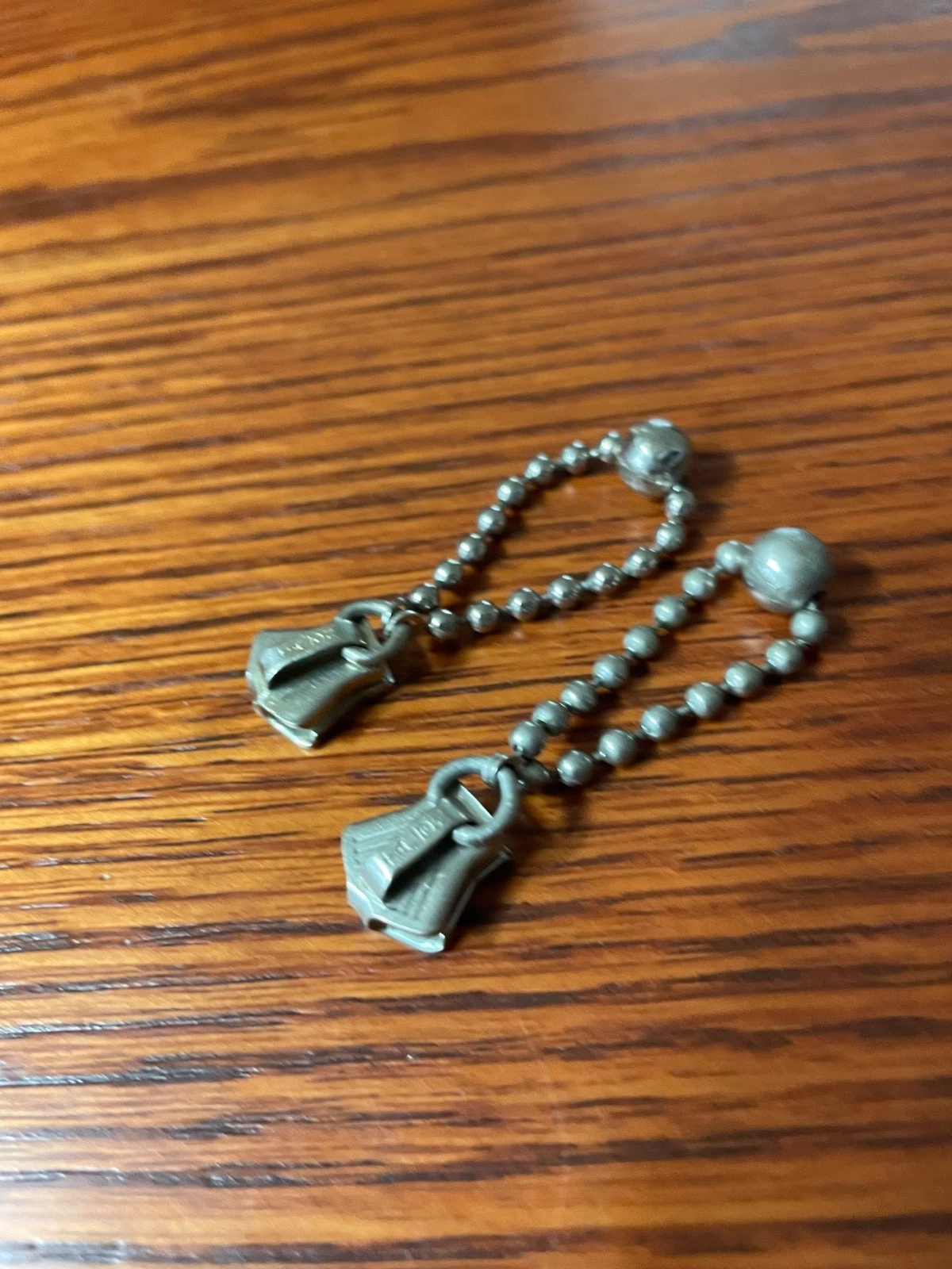 1930's Talon ball pocket zippers/ set of 2 / half- belt jacket image 2