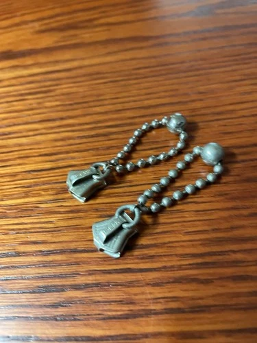 1930's Talon ball pocket zippers/ set of 2 / half- belt jacket image 2